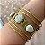 PULSEIRA / BRACELETE BOHO CHIC DOURADO BIJU - Imagem 4