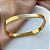 PULSEIRA / BRACELETE QUADRADA LISA DOURADO AÇO 316L⭐️ - Imagem 1