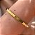 PULSEIRA DESENHADA FINA DOURADO AÇO 316L⭐️ - Imagem 1