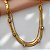 PULSEIRA CORRENTE DUPLA FITA FINA ZIRCÔNIAS E BOLINHAS MINI DOURADO AÇO 316L⭐️ - Imagem 2