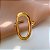 ANEL REGULÁVEL OVAL DOURADO AÇO 316L ⭐️ - Imagem 2