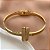 PULSEIRA FIOS ENCONTRADOS DOURADO AÇO 316L⭐️ - Imagem 3