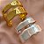 PULSEIRA / BRACELETE FIO DUPLO ONDULADO BOHO CHIC BIJU - Imagem 2
