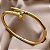 PULSEIRA PREGO TREVO DOURADO AÇO 316L⭐️ - Imagem 4