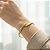 BRACELETE FIO DELICADO DOURADO AÇO 316L PREMIUM⭐️ - Imagem 1