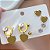 BRINCO KIT CORAÇÕES, BOLINHA E ZIRCÔNIA DOURADO AÇO 316L⭐️ - Imagem 1