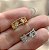 PIERCING FAKE MINI TREVOS VAZADOS ZIRCÔNIAS BIJU - Imagem 2