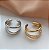 PIERCING FAKE FIO DUPLO LISO BIJU - Imagem 2