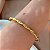 PULSEIRA / BRACELETE FIOS ENTRELAÇADOS DELICADO DOURADO AÇO 316L⭐️ - Imagem 1