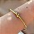 PULSEIRA / BRACELETE FIO NÓ DOURADO AÇO 316L⭐️ - Imagem 1