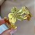 BRACELETE GROSSO FLORES DOURADO AÇO 316L⭐️ - Imagem 3