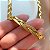 COLAR FITA TRANÇADA DOURADO AÇO 316L⭐️ - Imagem 4