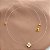 COLAR FIO DE NYLON TREVO PEDRA ZIRCÔNIA FOLHEADO A OURO 18K⭐️ - Imagem 3