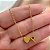 COLAR PINGENTE LETRA E CORAÇÃO LISO N-W DOURADO AÇO 316L⭐️ - Imagem 2