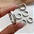 BRINCO KIT ARGOLINHAS MARTELADAS AÇO 316L⭐️ - Imagem 3