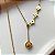 COLAR GRAVATINHA TREVOS DIVERSOS DOURADO AÇO 316L⭐️ - Imagem 3