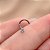 PIERCING NARIZ ANZOL ZIRCÔNIA 7MM TITÂNIO SEMIJOIA PARA PERFURAÇÃO⭐️ - Imagem 4