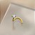 PIERCING NARIZ ANZOL ZIRCÔNIA 7MM TITÂNIO GOLD SEMIJOIA PARA PERFURAÇÃO⭐️ - Imagem 2