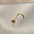 PIERCING NARIZ ANZOL ZIRCÔNIA EMBUTIDA 7MM TITÂNIO GOLD SEMIJOIA PARA PERFURAÇÃO⭐️ - Imagem 4