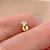 PIERCING CARTILAGEM PONTO DE LUZ CORAÇÃO ZIRCÔNIA 6MM HASTE AÇO 316L FOLHEADO A OURO 18K SEMIJOIA PARA ATUALIZAÇÃO⭐️ - Imagem 3