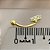 PIERCING ÍNTIMO ZIRCÔNIA RETANGULAR ASSIMÉTRICA 9MM AÇO 316L FOLHEADO A OURO 18K SEMIJOIA PARA ATUALIZAÇÃO⭐️ - Imagem 2