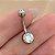 PIERCING UMBIGO TITÂNIO BOLINHA ZIRCÔNIA 10MM SEMIJOIA PARA PERFURAÇÃO⭐️ - Imagem 3