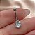 PIERCING UMBIGO ZIRCÔNIA OVAL BORDA CRAVEJADA 10MM AÇO 316L FOLHEADO A RÓDIO SEMIJOIA PARA ATUALIZAÇÃO⭐️ - Imagem 3