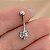 PIERCING UMBIGO CORAÇÃO ZIRCÔNIA 10MM AÇO 316L FOLHEADO A RÓDIO SEMIJOIA PARA ATUALIZAÇÃO⭐️ - Imagem 3