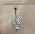 PIERCING UMBIGO BORBOLETA ZIRCÔNIAS MINI PINGENTE 10MM AÇO 316L FOLHEADO A RÓDIO SEMIJOIA PARA ATUALIZAÇÃO⭐️ - Imagem 1
