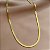 COLAR FITA FINA P 3MM DOURADO AÇO 316L⭐️ - Imagem 1