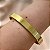 PULSEIRA / BRACELETE FIO RETO LISO DOURADO AÇO 316L⭐️ - Imagem 1