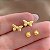 BRINCO BORBOLETA TARRAXA BABY FOLHEADO A OURO 18K⭐ - Imagem 3