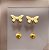 BRINCO BORBOLETA TARRAXA BABY FOLHEADO A OURO 18K⭐ - Imagem 2