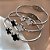 PULSEIRA / BRACELETE TREVOS RESINADOS AÇO 316L⭐️ - Imagem 1