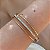PULSEIRA / BRACELETE FIOS LISOS E ZIRCÔNIA BIJU - Imagem 2