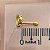 PIERCING TRÁGUS/CARTILAGEM CORAÇÃO VAZADO ZIRCÔNIAS 7MM HASTE AÇO 316L FOLHEADO A OURO 18K SEMIJOIA PARA ATUALIZAÇÃO⭐️ - Imagem 2