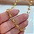 COLAR MINI TREVOS TEXTURIZADOS DOURADO AÇO 316L⭐️ - Imagem 2