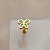 PIERCING TRÁGUS / CARTILAGEM BORBOLETA ZIRCÔNIA 6MM HASTE AÇO 316L FOLHEADO A OURO 18K SEMIJOIA PARA ATUALIZAÇÃO⭐️ - Imagem 2