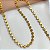 COLAR CHOKER DISCOS RISCADOS DOURADO AÇO 316L⭐️ - Imagem 2