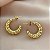 BRINCO ARGOLA CROISSANT P DOURADO AÇO 316L⭐️ - Imagem 2