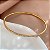 PULSEIRA / BRACELETE ARO FIO DE ZIRCÔNIAS DOURADO AÇO 316L⭐️ - Imagem 2