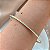 PULSEIRA / BRACELETE ARO FIO DE ZIRCÔNIAS DOURADO AÇO 316L⭐️ - Imagem 1