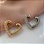 PIERCING FAKE FORMATO CORAÇÃO ZIRCÔNIAS BIJU - Imagem 1