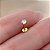 PIERCING TRÁGUS / CARTILAGEM PONTO DE LUZ 6MM HASTE AÇO 316L FOLHEADO A OURO 18K SEMIJOIA PARA ATUALIZAÇÃO⭐️ - Imagem 3