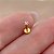 PIERCING TRÁGUS / CARTILAGEM PONTO DE LUZ P 6MM HASTE AÇO 316L FOLHEADO A OURO 18K SEMIJOIA PARA ATUALIZAÇÃO⭐️ - Imagem 4