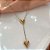 COLAR GRAVATINHA DOIS CORAÇÕES DOURADO AÇO 316L⭐️ - Imagem 2