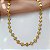 COLAR CHOKER CORAÇÕES FRANZIDOS MINI DOURADO AÇO 316L⭐️ - Imagem 1