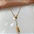 COLAR GOTAS DELICADAS DOURADO AÇO 316L⭐️ - Imagem 1
