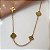 COLAR TREVOS DIFERENTES DOURADO AÇO 316L⭐️ - Imagem 4
