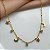 COLAR CORRENTE MINI BOLINHAS PINGENTES LUA E ESTRELAS DOURADO AÇO 316L⭐️ - Imagem 1